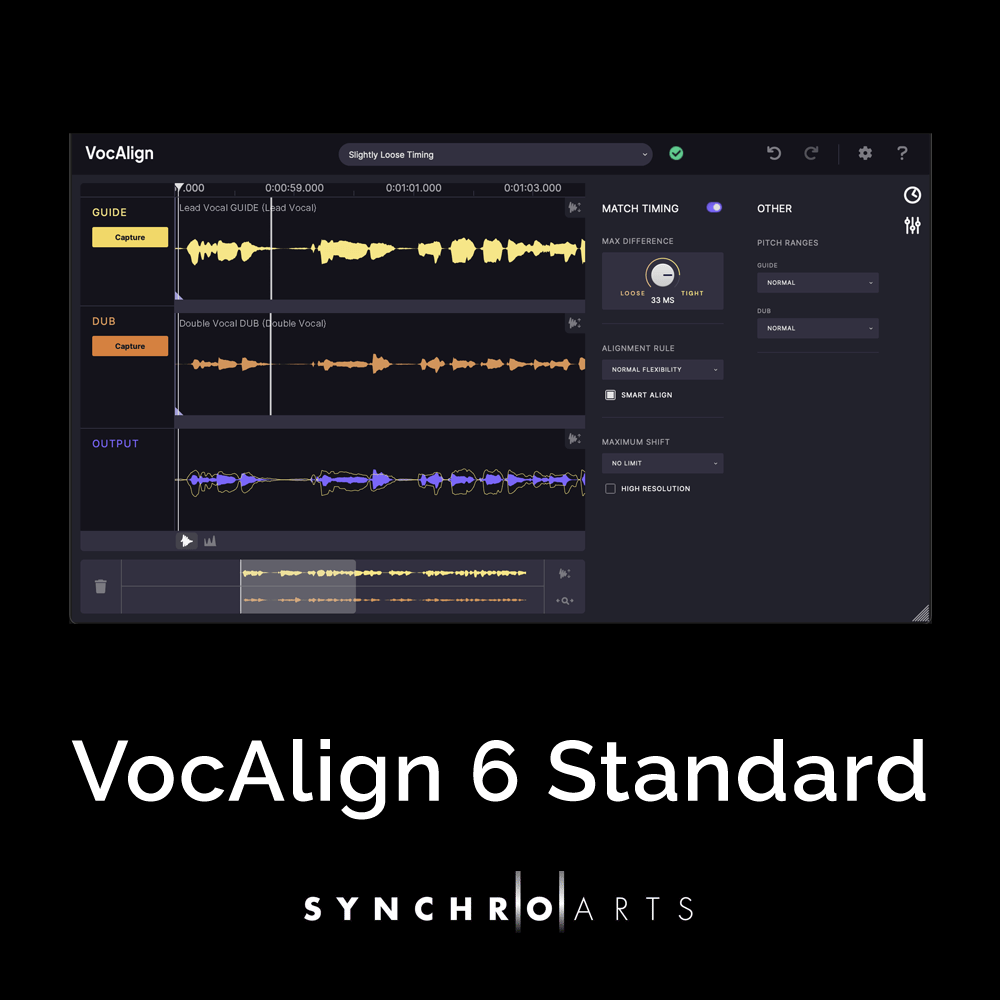 Synchro Arts Vocalign 6 Standard (Latest Version)